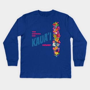 Kauai, Hawaii Kids Long Sleeve T-Shirt